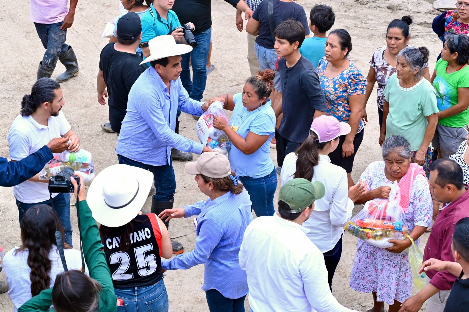 Lleva Congreso ayuda humanitaria a damnificados del norte de Veracruz